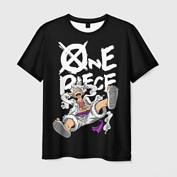 Мужская футболка One piece - gear 5 luffy