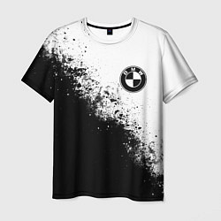 Мужская футболка BMW - black and white