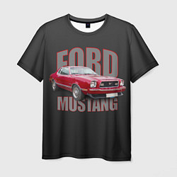 Футболка мужская Автомашина Ford Mustang, цвет: 3D-принт