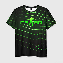 Футболка мужская CS GO dark green, цвет: 3D-принт