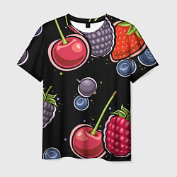 Мужская футболка Плоды и ягоды