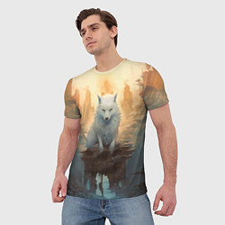 Футболка мужская Великий волк Сиф, цвет: 3D-принт — фото 2