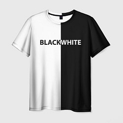 Футболка мужская Black white, цвет: 3D-принт