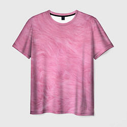 Мужская футболка Розовая шерсть