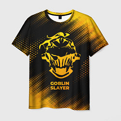 Мужская футболка Goblin Slayer - gold gradient