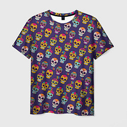 Мужская футболка Мексиканские черепа Калака