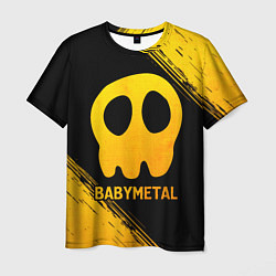 Мужская футболка Babymetal - gold gradient