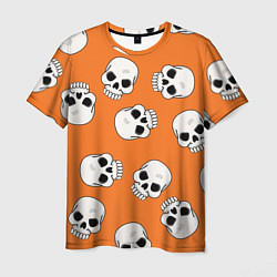 Мужская футболка Черепки для хэллоуина