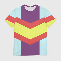 Мужская футболка Винтажный цвет 60 годов