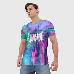 Футболка мужская Shurshun - tie-dye, цвет: 3D-принт — фото 2