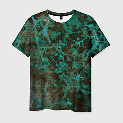 Мужская футболка Абстракция - водоросли