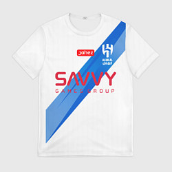 Футболка мужская Неймар форма Аль-Хиляль 23-24 гостевая, цвет: 3D-принт