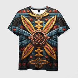 Мужская футболка Орнамент в стиле африканских племён