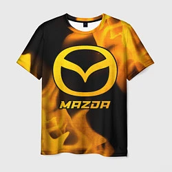 Футболка мужская Mazda - gold gradient, цвет: 3D-принт