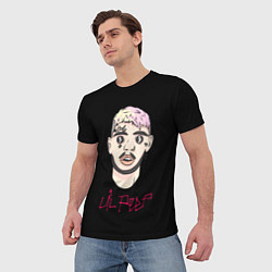 Футболка мужская Lil Peep rap music, цвет: 3D-принт — фото 2