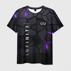 Мужская футболка Infiniti - плиты с эффектом свечения