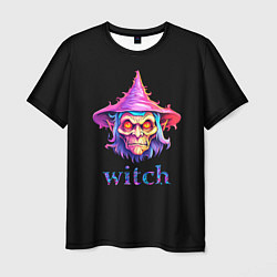 Мужская футболка Cartoon witch