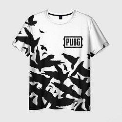 Мужская футболка PUBG black birds
