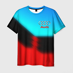 Мужская футболка AUDI sport brend color