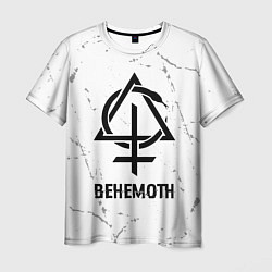 Футболка мужская Behemoth glitch на светлом фоне, цвет: 3D-принт