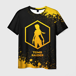 Футболка мужская Tomb Raider - gold gradient, цвет: 3D-принт