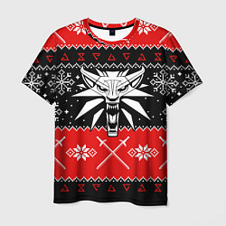 Мужская футболка The Witcher christmas sweater