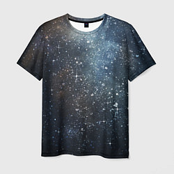 Мужская футболка Темное космическое звездное небо