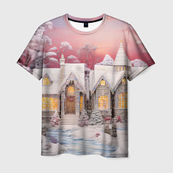 Мужская футболка Звезды и подарки новогодней ночи