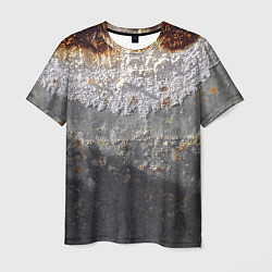 Мужская футболка Коррозия металла гранж текстура