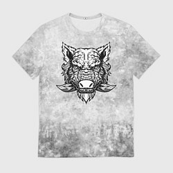 Футболка мужская Texture - дикий секач, цвет: 3D-принт