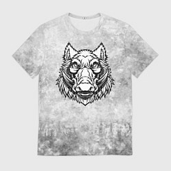 Футболка мужская Texture - дикий кабан, цвет: 3D-принт