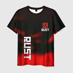 Мужская футболка Rust the game colors