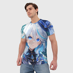 Футболка мужская Genshin Impact Furina Smile, цвет: 3D-принт — фото 2