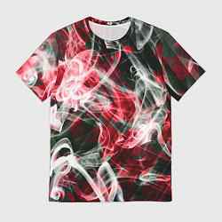 Мужская футболка Серые узоры дым