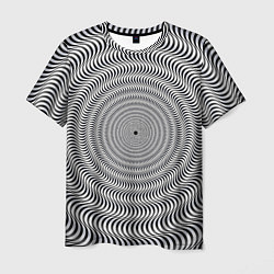 Мужская футболка Optical illusion