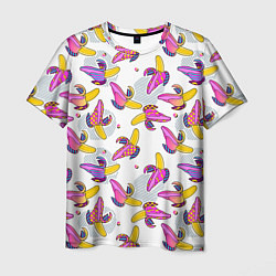 Мужская футболка Разноцветный банан