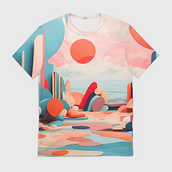 Мужская футболка Геометрия природы