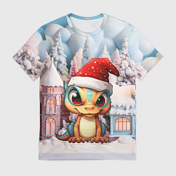 Футболка мужская Маленький дракончик 2024 год, цвет: 3D-принт