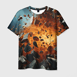 Мужская футболка Большой взрыв камней