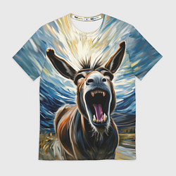 Мужская футболка Крик осла