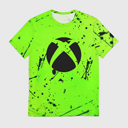 Мужская футболка Xbox кислотный стиль