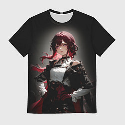 Мужская футболка Хонкай- Кафка