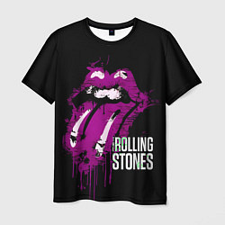 Футболка мужская The Rolling Stones - lips, цвет: 3D-принт