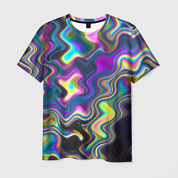 Мужская футболка Волнистые абстрактные волны