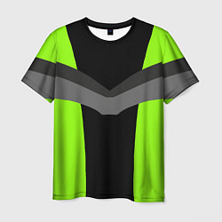 Мужская футболка Спортивный и зелёный