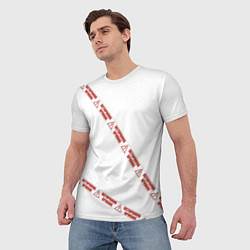 Футболка мужская Осторожно хрупкое, цвет: 3D-принт — фото 2