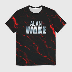 Мужская футболка Alan Wake dark strom