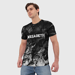 Футболка мужская Megadeth black graphite, цвет: 3D-принт — фото 2