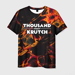 Футболка мужская Thousand Foot Krutch red lava, цвет: 3D-принт