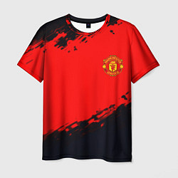 Футболка мужская Manchester United colors sport, цвет: 3D-принт